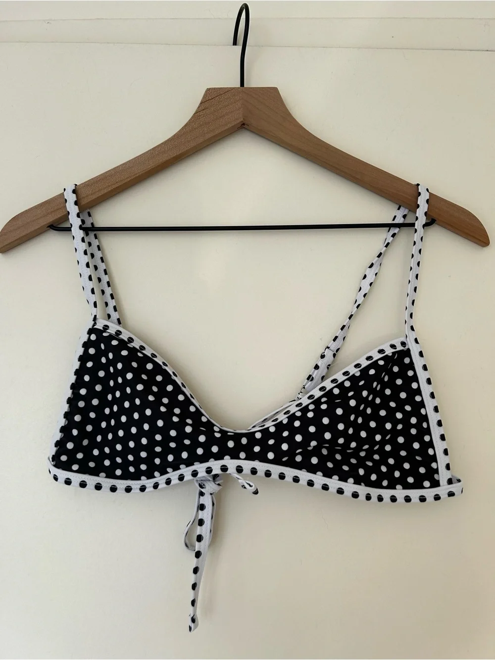 NEVER WORN - Black & White Polka Dot Bikini Set - Picture 2 of 8